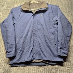 Haglöfs Stratus Jacket Men's XXL Gore-Tex QuadFusion Insulated Parka Blue Hooded